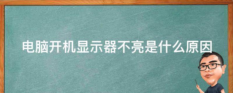 显示器忽闪忽闪不亮主机正常