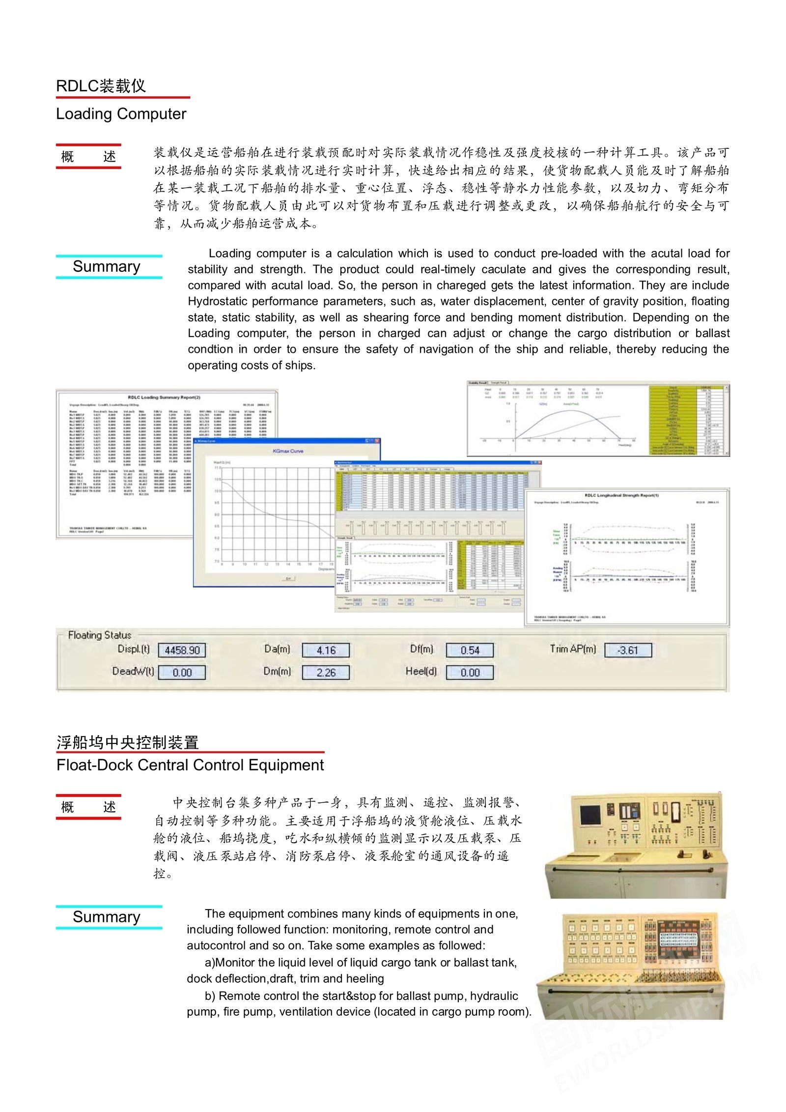 船舶主机马达控制中心